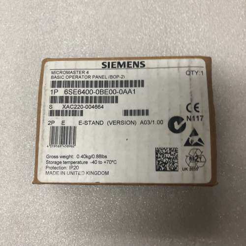 适用6SE6400-0BE00-0AA1 进口 2议价
