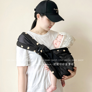 新生儿婴儿背带前抱式 宝宝外出横抱娃神器解放双手小月龄轻便背巾