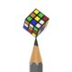 模型 迷你世界超小魔方1cm微型三阶CubeLab比赛专业竞速钥匙扣拼装