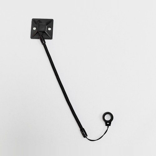 商务签字笔防丢绳手写笔弹性绳白板笔固定绳配硅胶圈弹簧挂绳底座