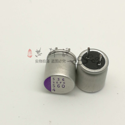 4V560UF  原装三洋插件固态电容 SEP 8x9 4SEPC560M 4V