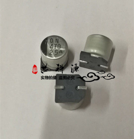 25CE470AX 三洋SANYO贴片铝电解电容 25V470UF 10x10 25V 470 25A