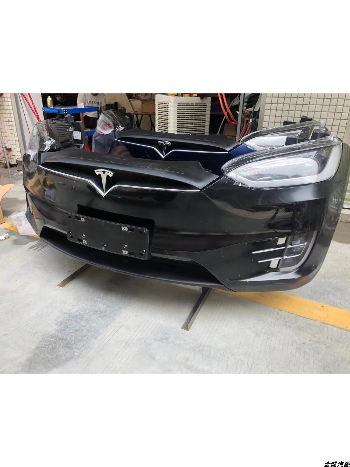 TESLA 모델에 적합 모델 XY 모델 3 앞 범퍼 그릴 모든 자동차 액세서리
