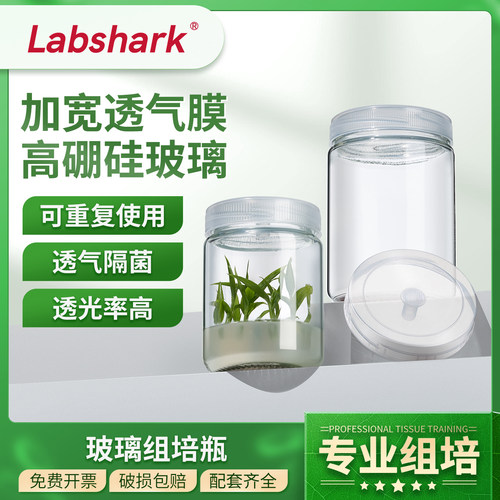 Labshark玻璃组培瓶育苗瓶实验室