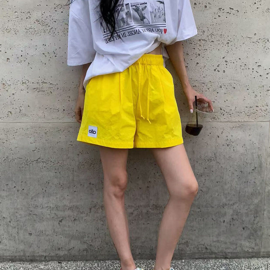 欧洲站休闲短裤女2025年夏季休闲裤