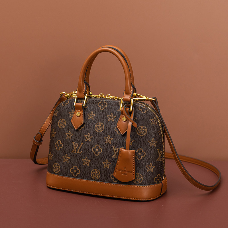 路易CITEX LV官方旗舰店女士真皮包包女夏天贝壳包2025新款高级感