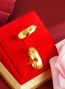 空心3D固口精工素圈越南沙金