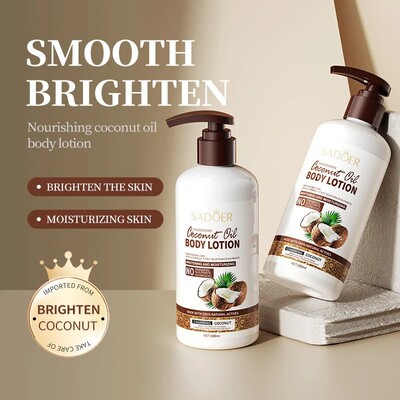 Coconut Body Lotion Whitening Moisturizing 椰子身体乳300ml
