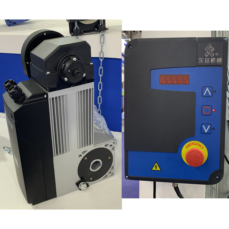 艾德道正品平移垂直提升先锋工业门电机滚轮子滑动上翻板车库门机