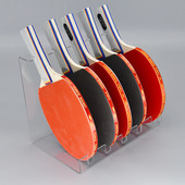 亚克力多孔位乒乒球拍展示架文具店商场球拍底座支撑架球拍陈列架