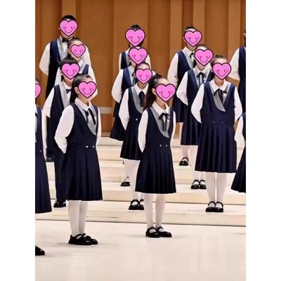 儿童演讲比赛大合唱演出服男女童爱国诗歌朗诵服装表演服中小学生