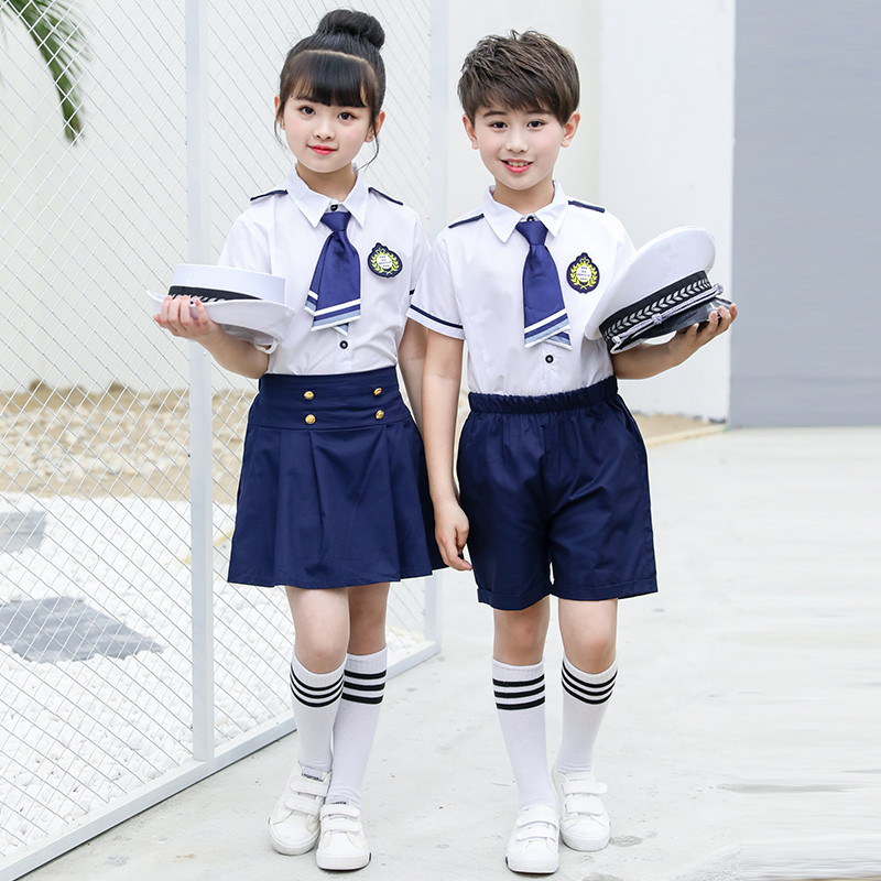 小海军演出服儿童空军飞行员制服幼儿园班服合唱服中小学生合唱服