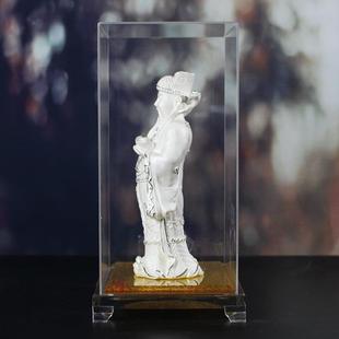 厂家直销银制品摆件财神 财源广进公司开业周年庆典商务礼品