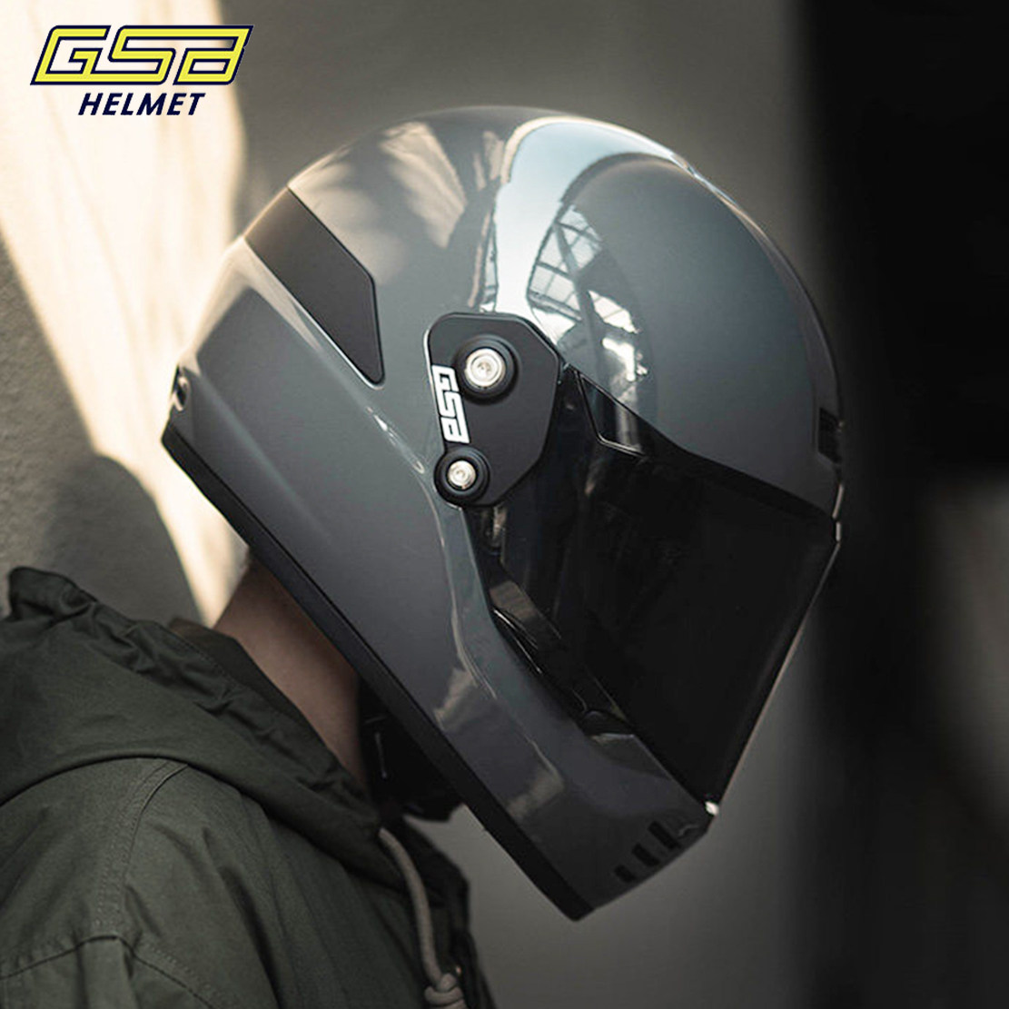 复古四季通用全盔摩托车