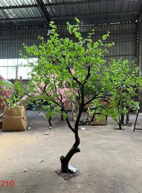 仿真吊钟树装饰民宿酒店庭院别墅客厅布景道具摆件人造假绿植