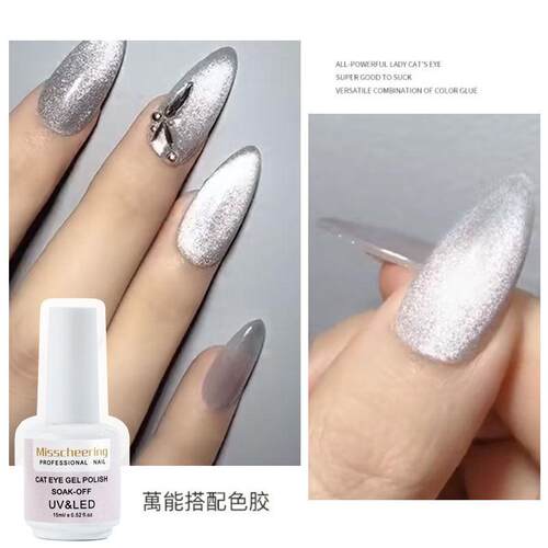 Cat Eye Gel Nail light Starry Magnetic Nail Polish磁性美甲油