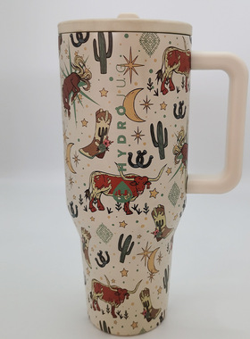 跨境欧美32OZ40oz手柄密封盖HYDROJU  G大容量防漏汽车保温杯