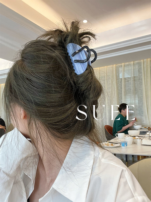 韩国醋酸爱心别致高端小发夹优雅