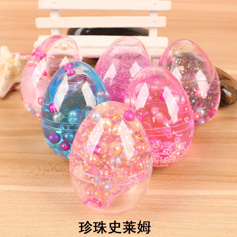 透明无色水晶泥儿童安全无毒可爱史莱姆不粘手大盒高级起泡胶彩泥