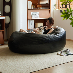 懒生活豆袋沙发客厅懒人沙发榻榻米座椅人类狗窝大款双人豆沙袋