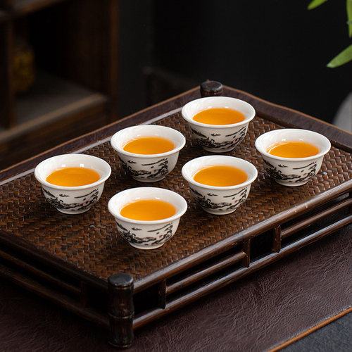 中式陶瓷功夫茶杯家用办公待客