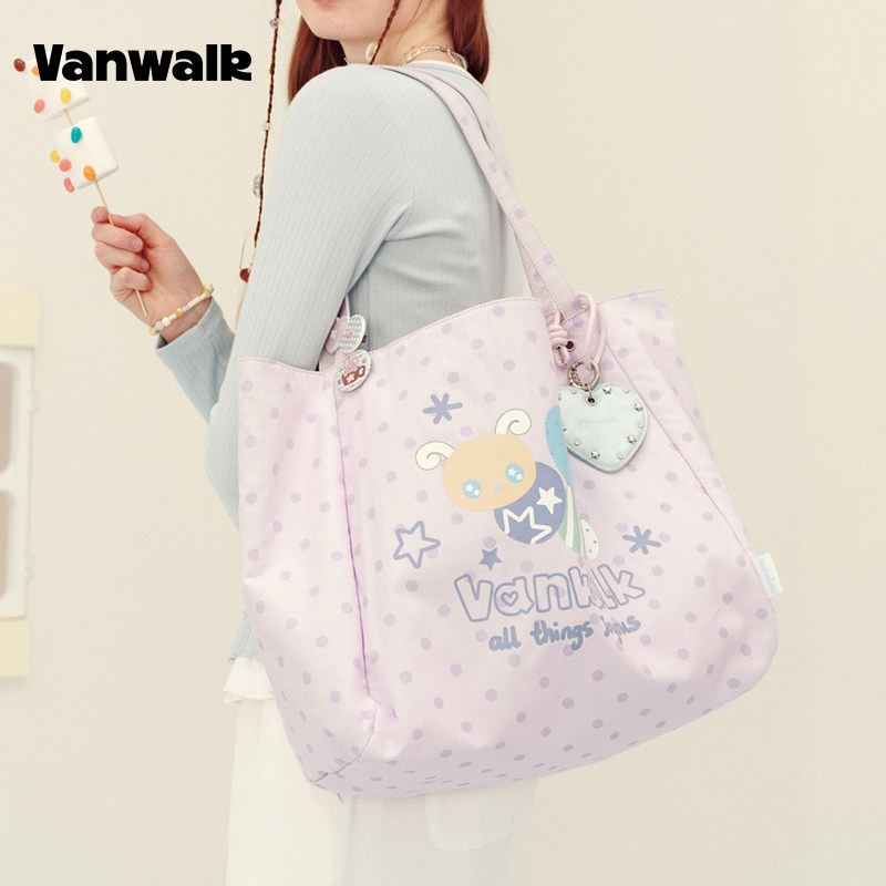 VANWALK/出走大容量托特包帆布袋
