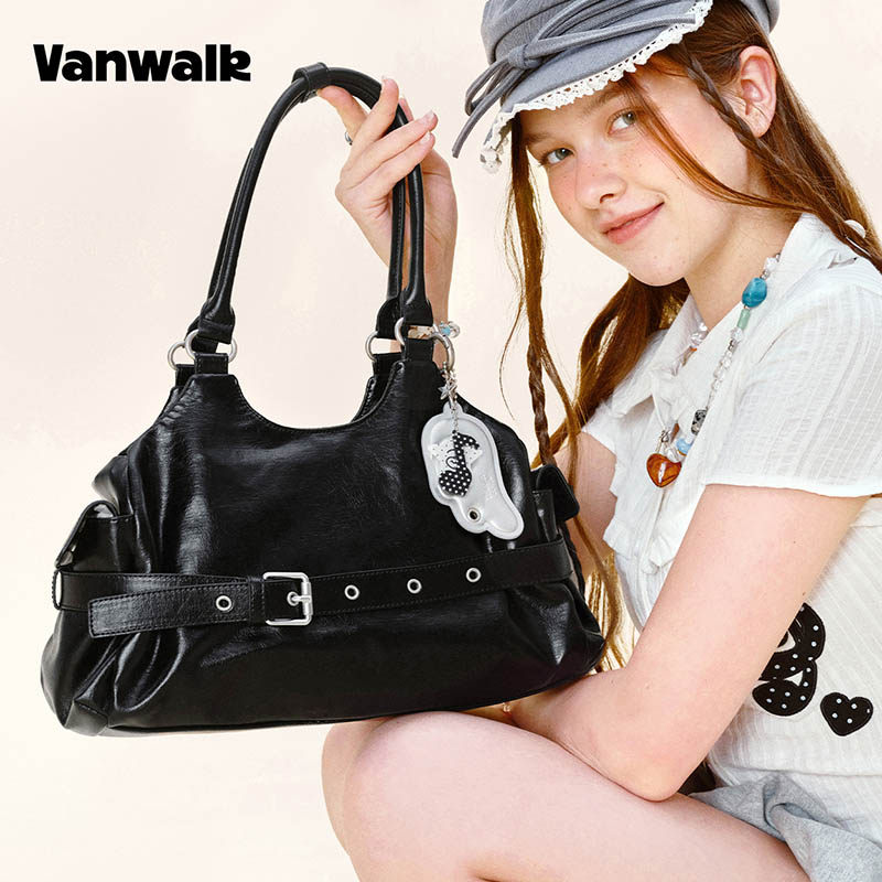 VANWALK/出走小众通勤手提单肩包