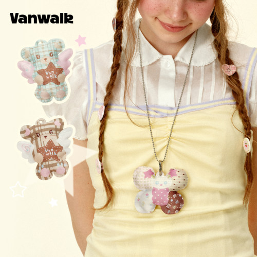 VANWALK/出走公仔挂脖项链高颜值