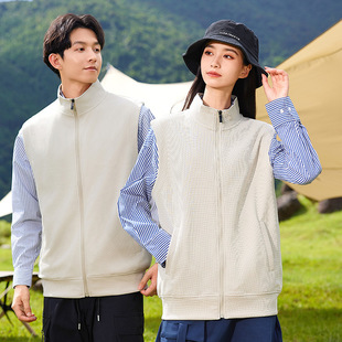 工作服logo秋冬加绒马甲背心团体服工装 印字刺绣 外套活动工装