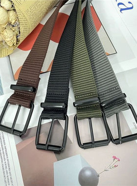韩版时尚有孔皮带女士简约百搭韩国网红ins风黑色牛仔裤学生腰带