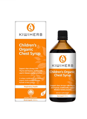 新西兰 KiwiHerb 儿童麦卢卡蜂蜜chest糖浆 0岁以上200ml