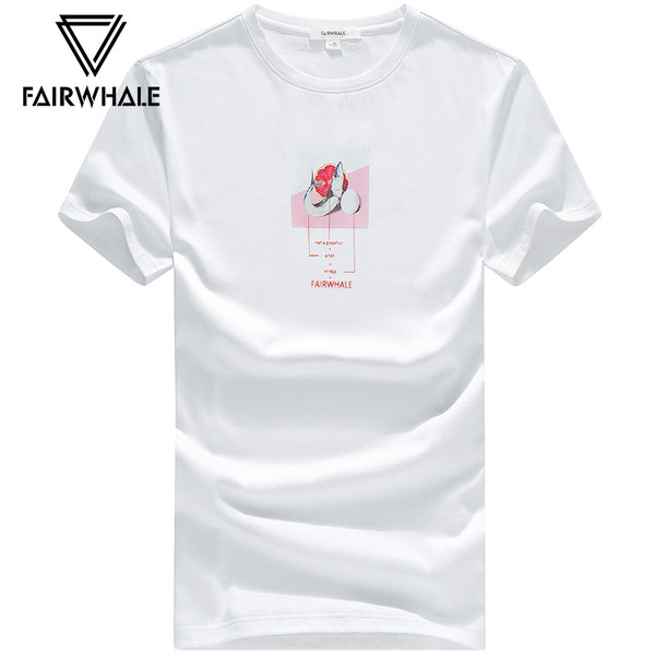 Mark Fairwhale 马克华菲 18年夏季新款 纯棉修身 男式短袖T恤 天猫优惠券折后￥98包邮（￥158-60）2色可选