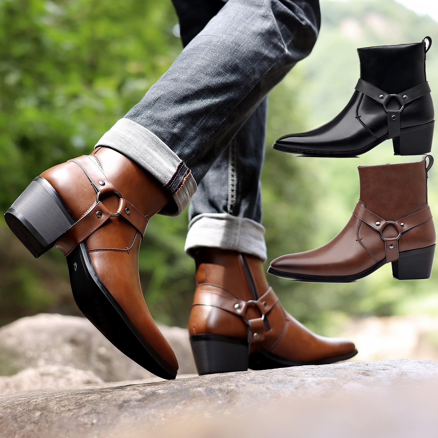 新款 奥孚鞋业 木根切尔西拉链靴 Dress Boot Chukka Designer