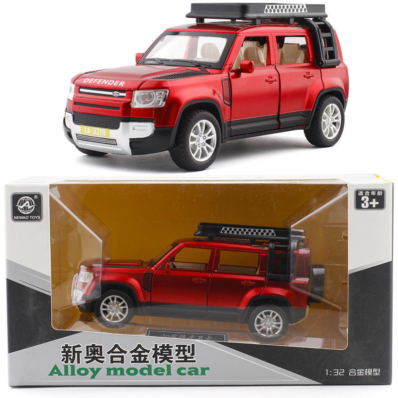 [盒装]卫士新越野合金汽车模型声光儿童玩具火车/摩托/汽车模型