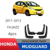 适用于本田飞度Fit 专车用柔韧型 2013挡泥板汽车皮改装 Jazz 2011