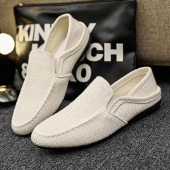 Summer men's shoes Doudou shoes male students canvas shoes breathable casual shoes with hemp