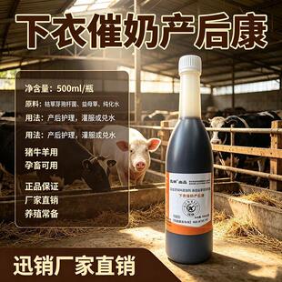 下衣催奶产后康母羊母牛兽用猪牛羊产后口服液饲料添加剂
