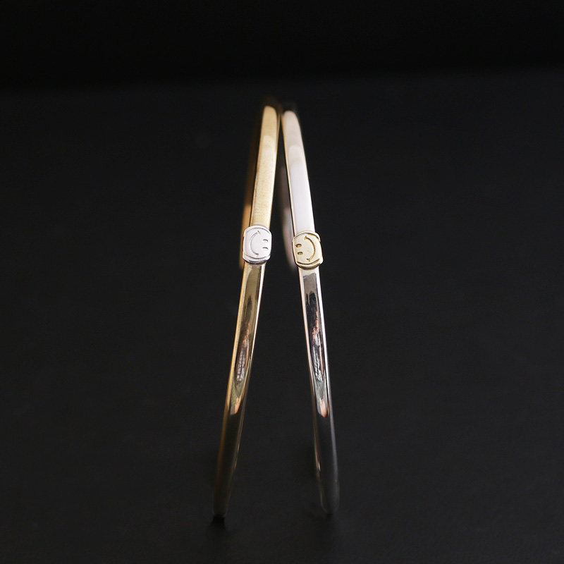 925银手工BWL恶魔笑脸手镯