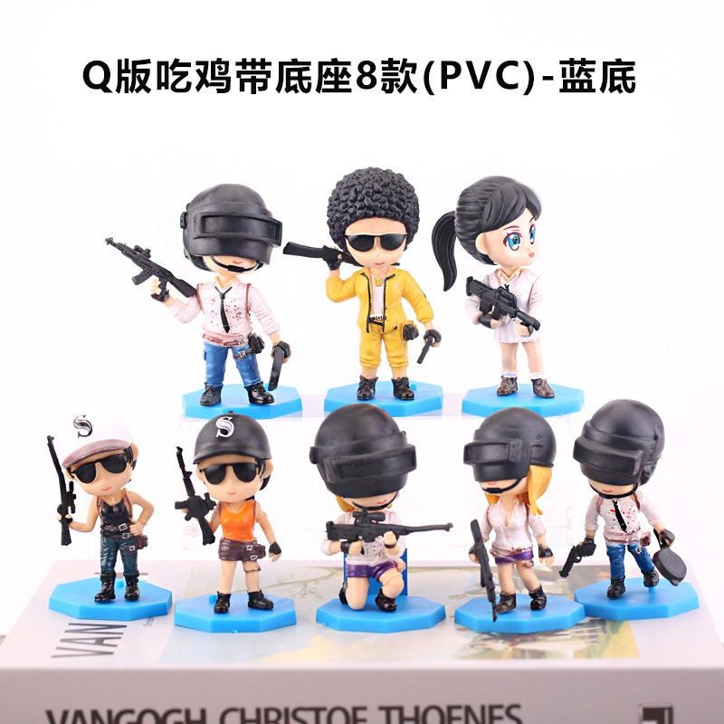 盲盒绝地求生吃鸡蛋糕情景摆件烘焙装饰跨境亚马逊 盲盒手办盲盒