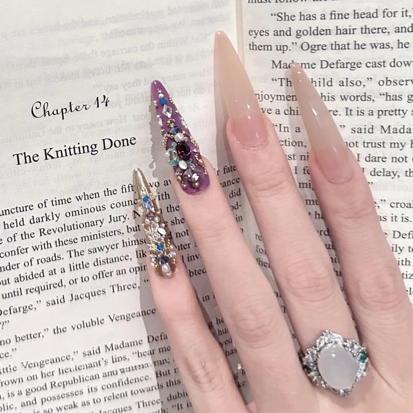 甄嬛护甲熹妃回宫纯手工穿戴甲宫廷风美甲贴片成品钻包材料包,彩妆/香水/美妆工具,穿戴甲/甲片,淘宝优惠券,粉丝福利购,淘宝优惠卷