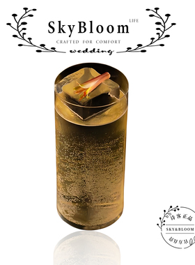 SkyBloom诗客冰川杯极简日式酒吧加厚耐冷耐热威士忌杯鸡尾酒杯