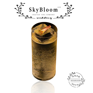 SkyBloom诗客冰川杯极简日式酒吧加厚耐冷耐热威士忌杯鸡尾酒杯