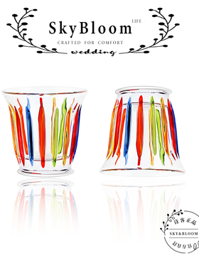 SkyBloom诗客轰炸机杯威士忌酒杯家用咖啡杯玻璃杯创意轻奢洋酒杯