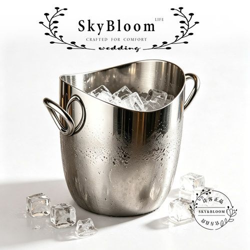 SkyBloom诗客304不锈钢冰块桶