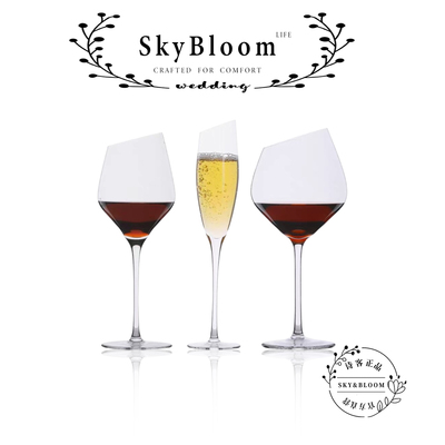 SkyBloom北欧玻璃水晶轻奢香槟杯