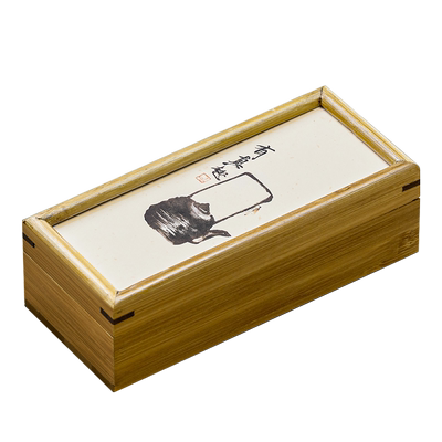 竹盒岩茶随手礼盒空盒定制