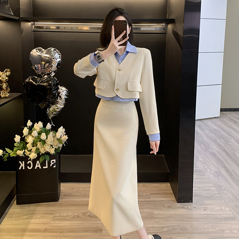 小香风套装女秋季早秋穿搭一整套高级感时尚减龄半身裙两件套洋气,女装/女士精品,时尚套装,淘宝优惠券,粉丝福利购,淘宝优惠卷