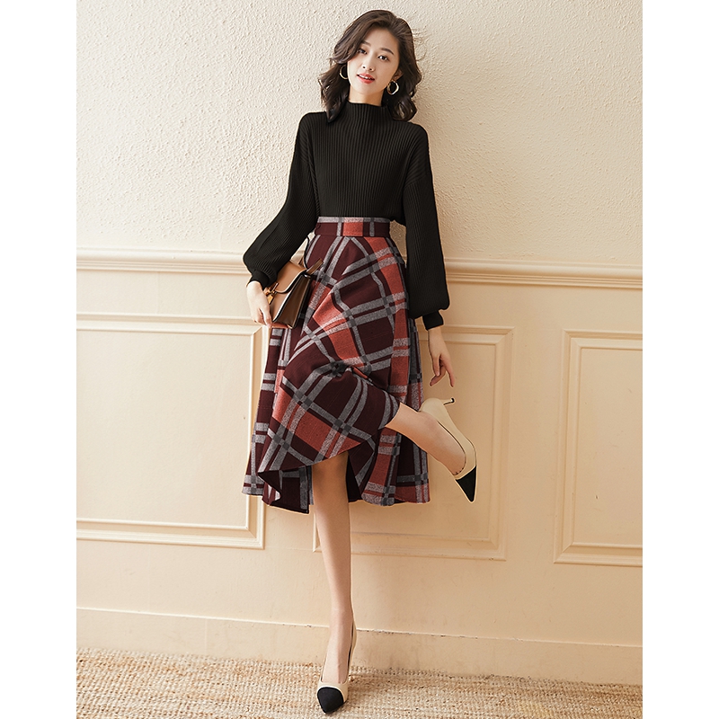 小香风针织套装裙2024秋装新款