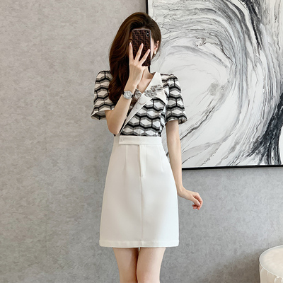 法式连衣裙2025新款女夏小个子