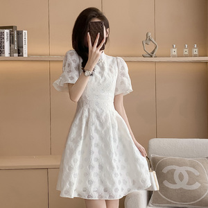 连衣裙2026女新款新中式旗袍小个子气质显瘦收腰裙子女小众设计感